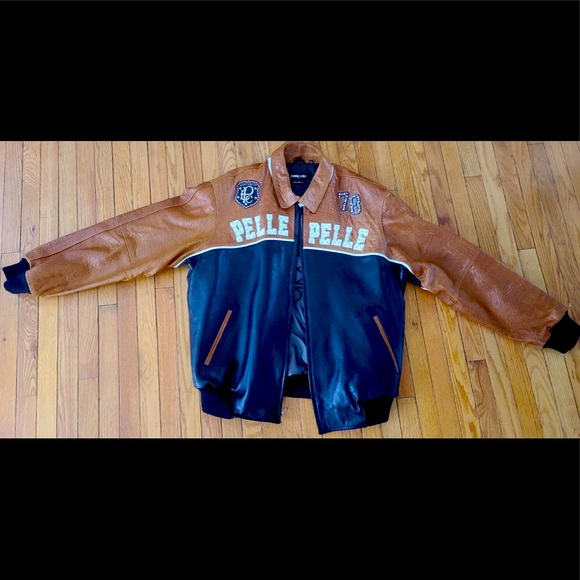 Marc buchanan pelle pelle leather jacket